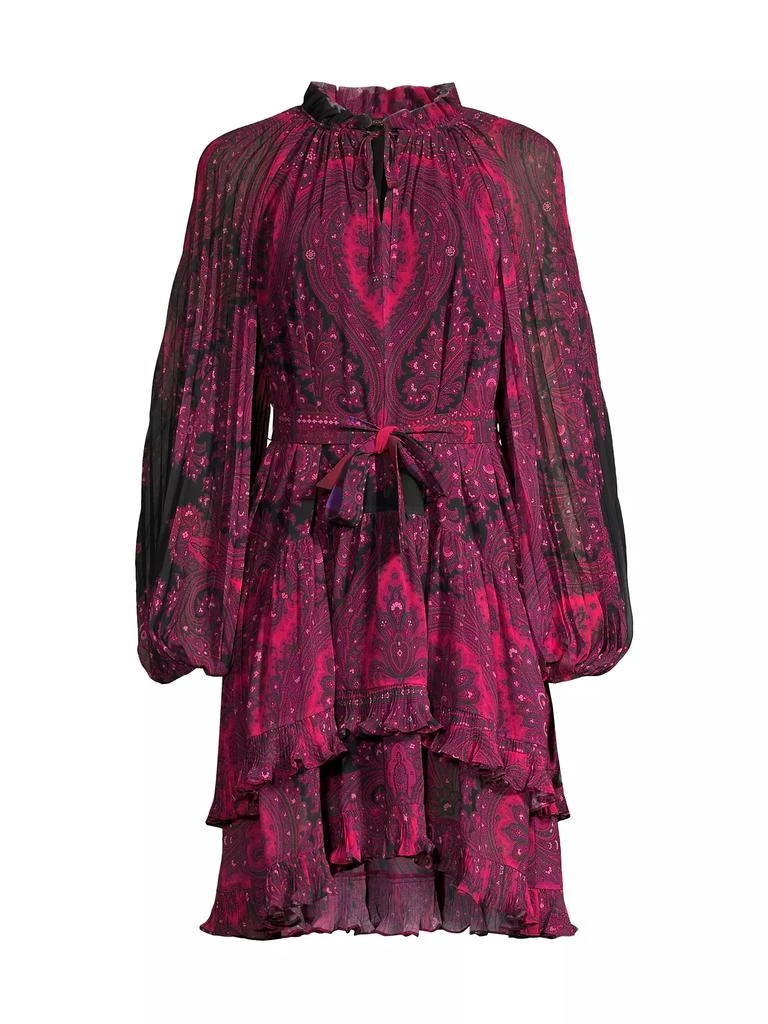 Kobi Halperin Trinitiy Printed Ruffled Dress 1