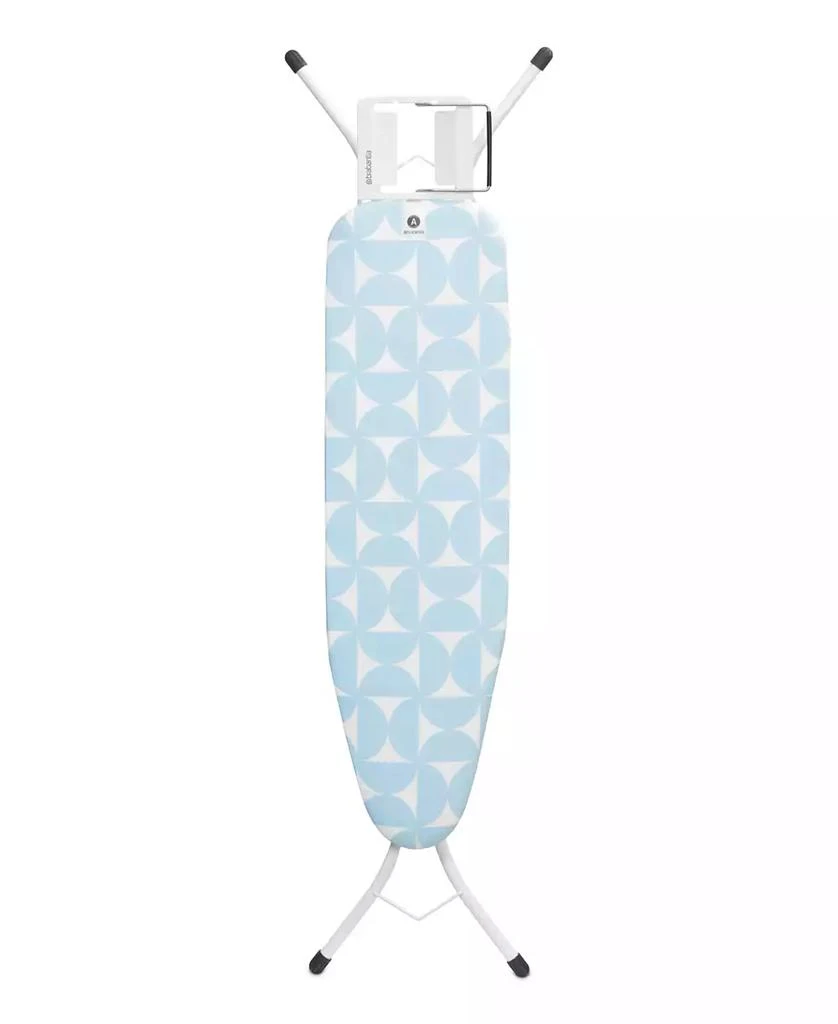 Brabantia Ironing Board A, 43 x 12" 110 x 30 Centimeter with Steam Iron Rest, 0.9" 22 Millimeter and Frame 1