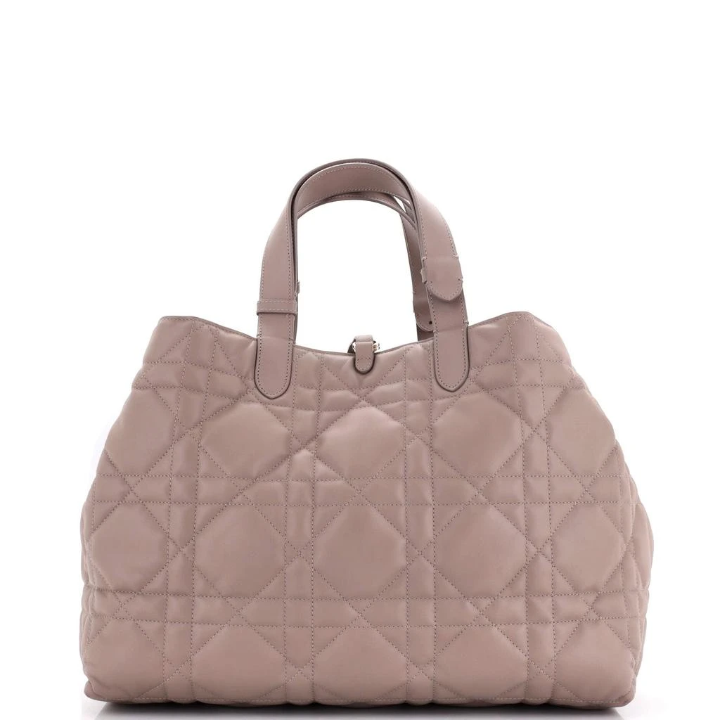 Dior Toujours Tote Bag Macrocannage Quilt Calfskin Large 4