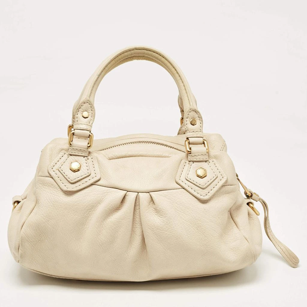 Marc Jacobs Marc by Marc Jacobs Off White Leather Classic Q Baby Groovee Satchel 4