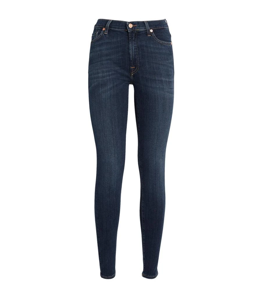 7 For All Mankind Slim Illusion Luxe Skinny Jeans 1