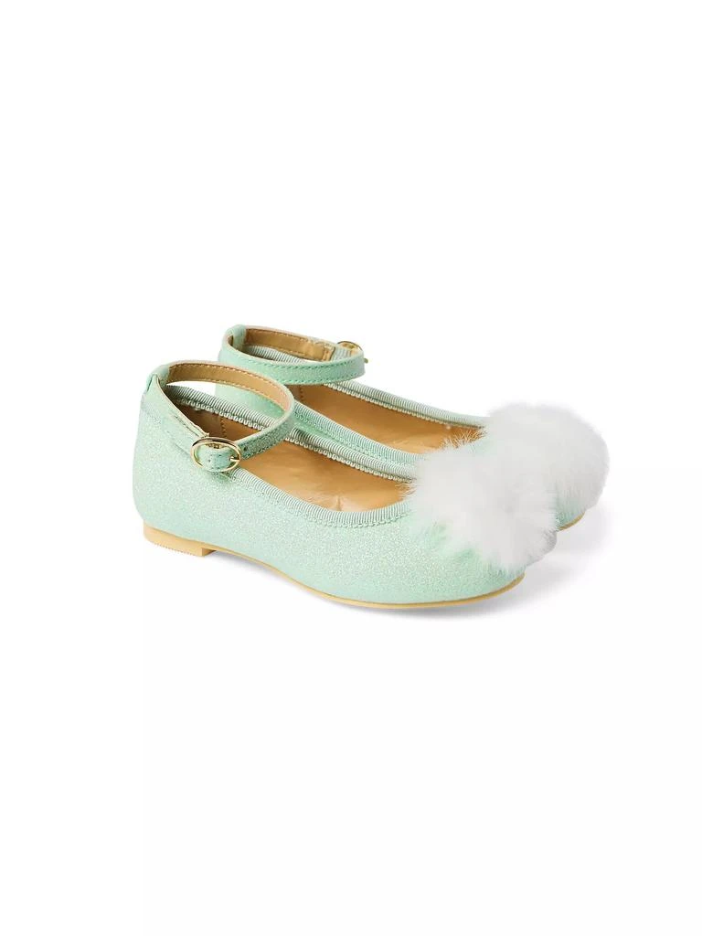 Janie and Jack Little Girl's &amp; Girl's Disney® Tinker Bell Ballet Flat 1
