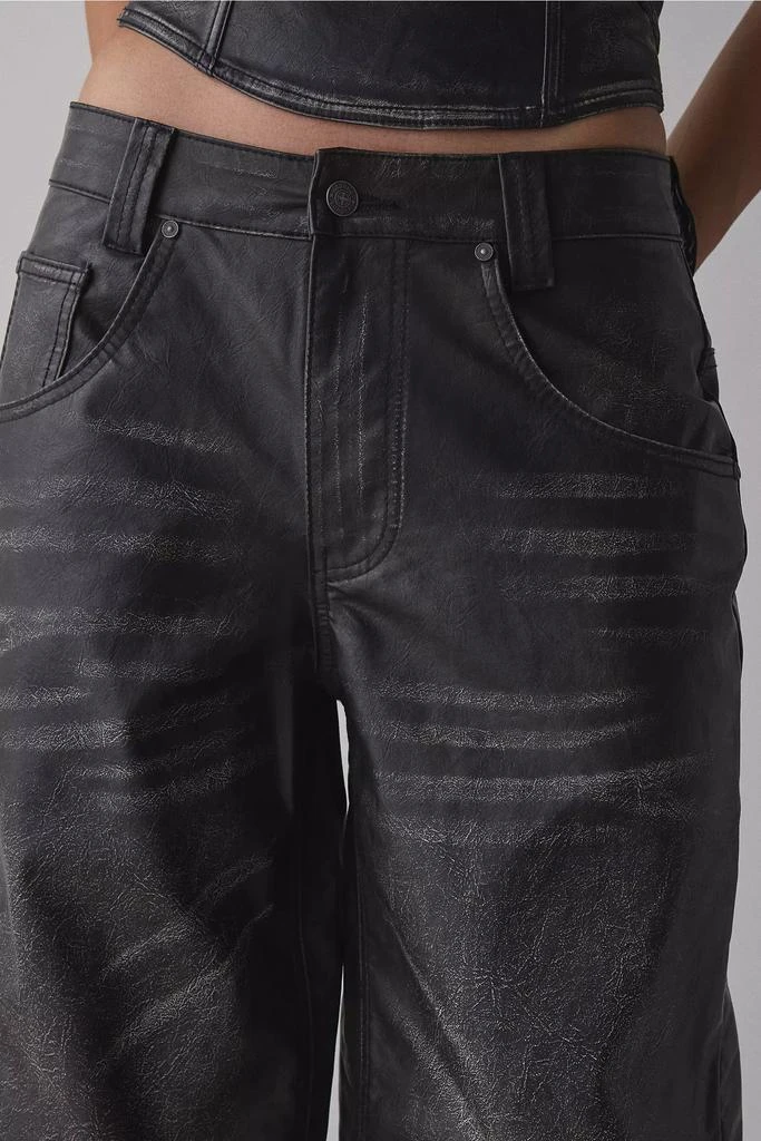 Jaded London Jaded London Ash Faux Leather Colossus Trouser 3