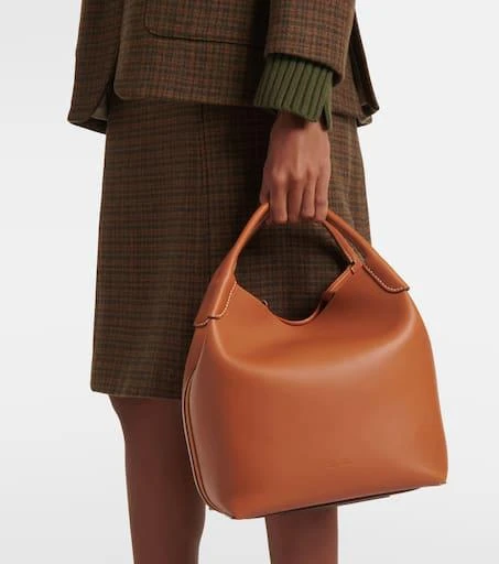 Loro Piana Bale leather shoulder bag 6
