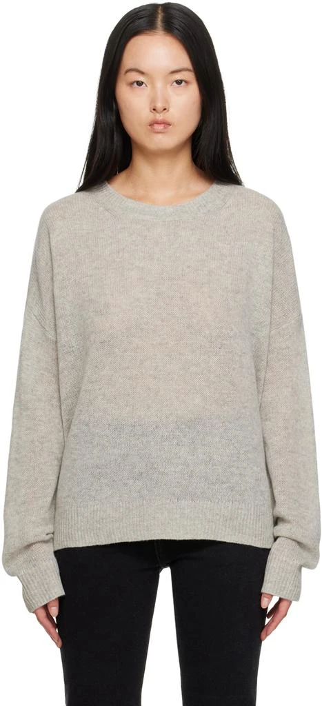 6397 Gray Off-Gauge Sweater 1