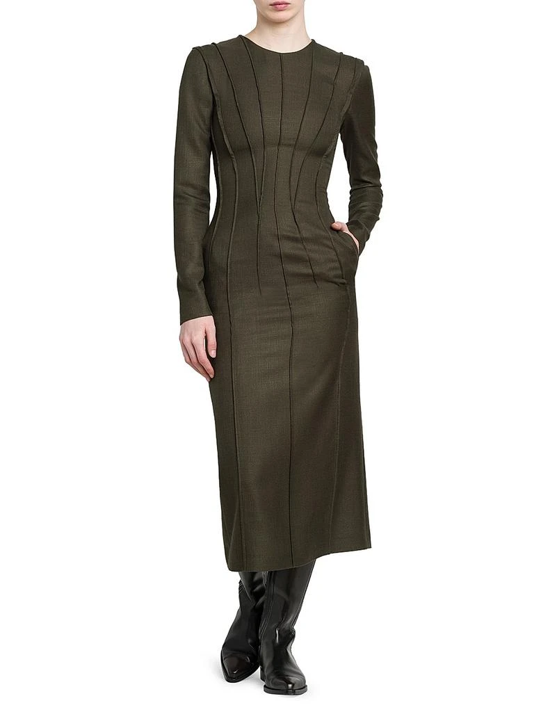 Alberta Ferretti Darted Viscose Dress 2