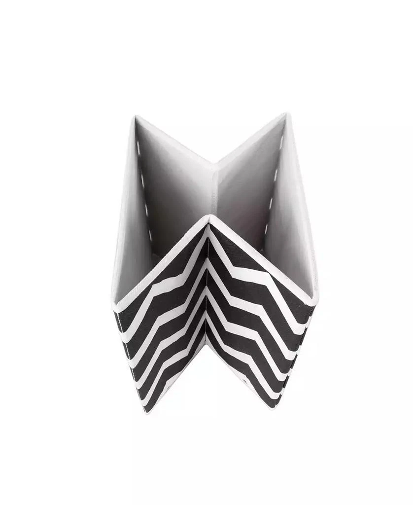 Design Imports Chevron Print 2-Pc. Storage Bin 5
