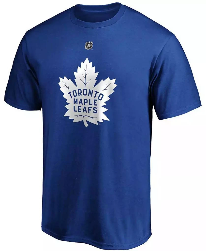 Fanatics Men's Mitchell Marner Blue Toronto Maple Leafs Team Authentic Stack Name and Number T-shirt 2