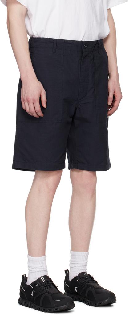 Engineered Garments Navy Fatigue Shorts