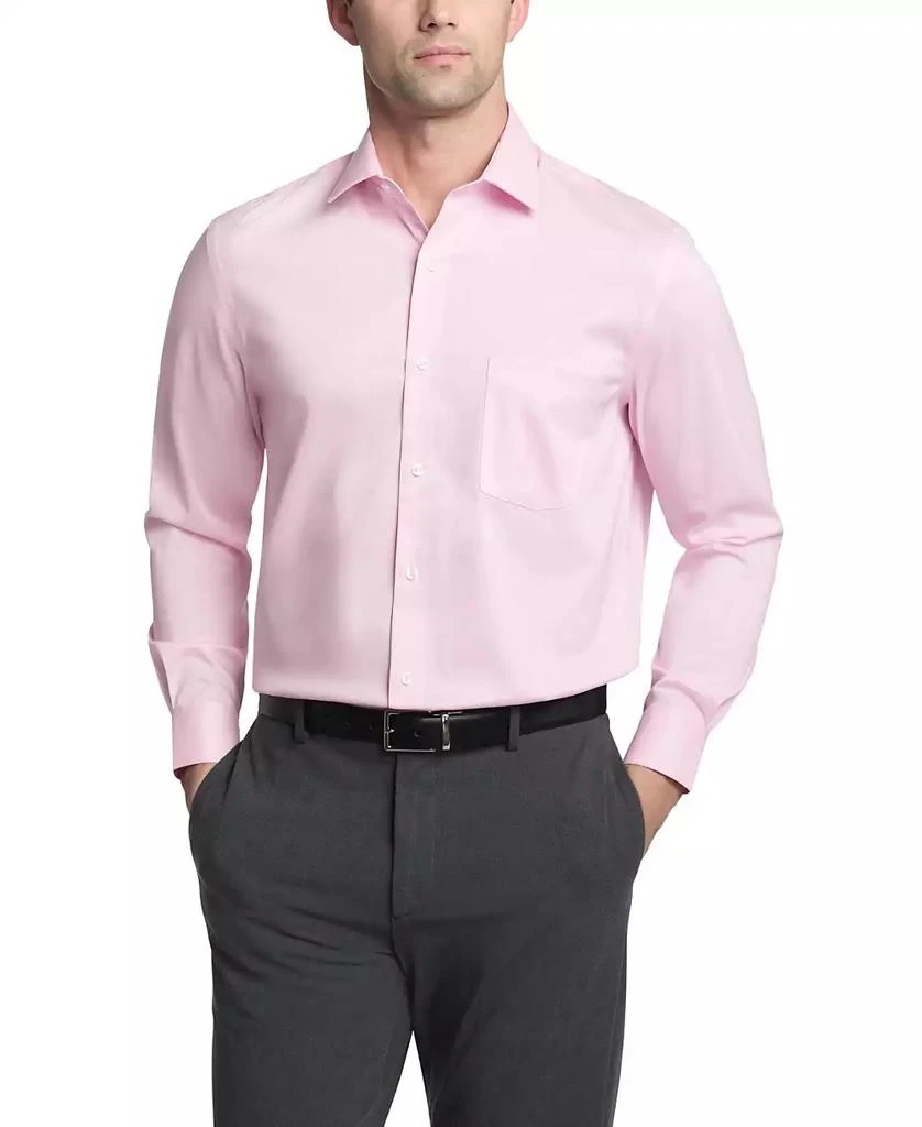 Van Heusen Men's Regular Fit Ultra Wrinkle Free Spread Collar Dress Shirt 1