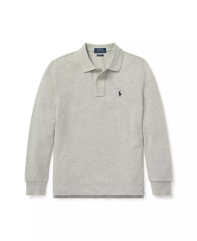 Ralph Lauren Big Boys Cotton Mesh Long Sleeve Polo Shirt