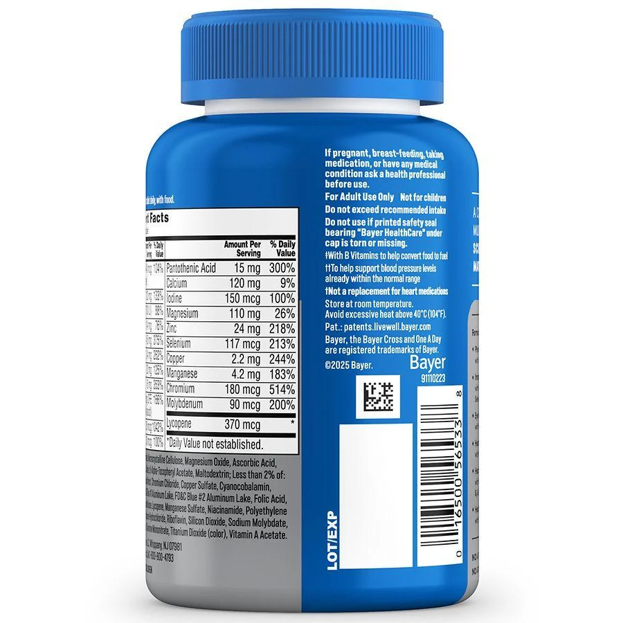 One A Day Multi-Vitamin Tablets for Men 50+ 2