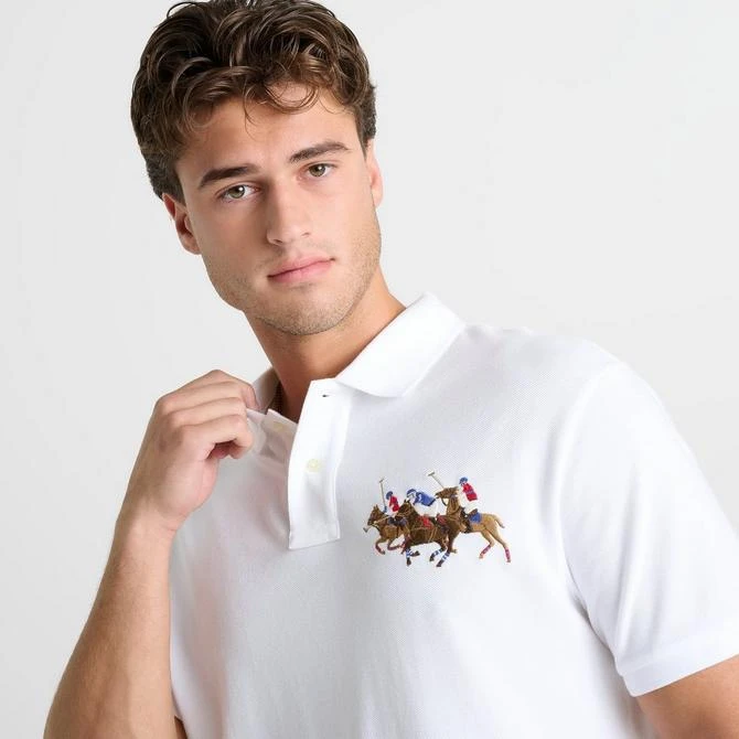 Ralph Lauren Men's Polo Ralph Lauren Triple Pony Mesh Polo Shirt 5