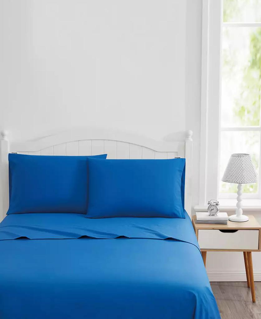 Crayola 100% Cotton Percale 3-Pc. Sheet Set