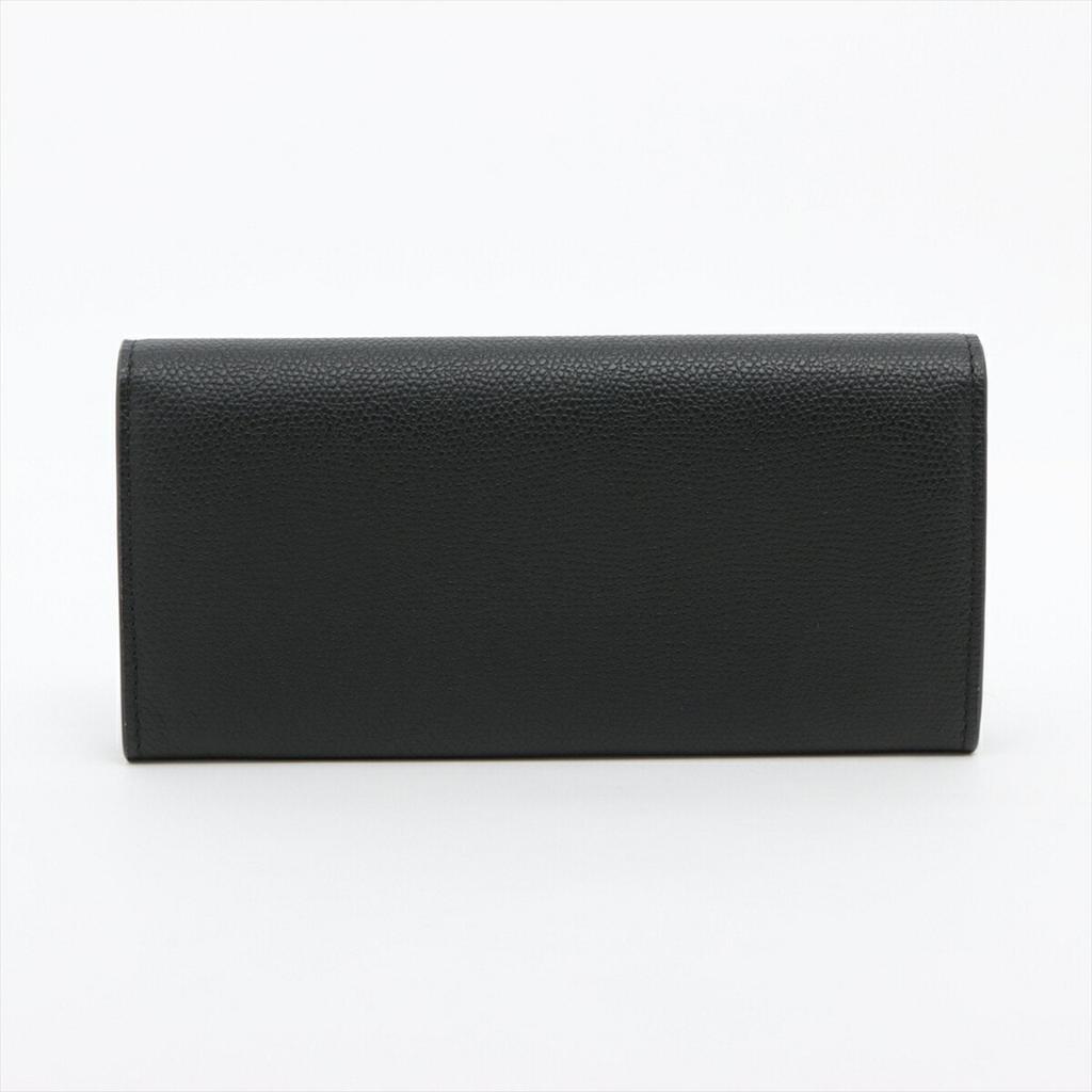 VALEXTRA Leather Long Wallet (Bi-Fold) (Pre-Owned)