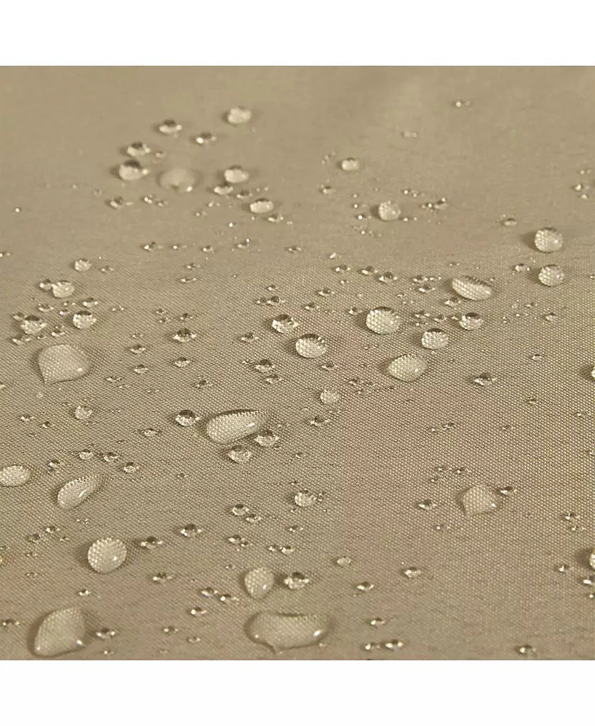 Awesome Home Cotton Blend Soft Waffle Weave Shower Curtain with Snap in Liner 5