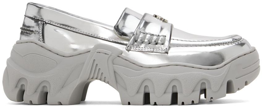 Rombaut SSENSE Exclusive Silver Boccaccio II Loafers