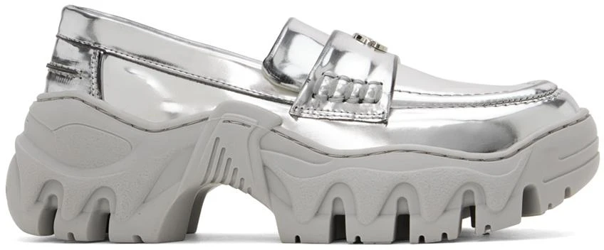 Rombaut SSENSE Exclusive Silver Boccaccio II Loafers 1