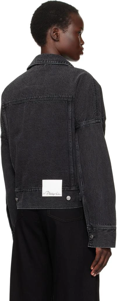 3.1 Phillip Lim Black Boxy Denim Jacket 3