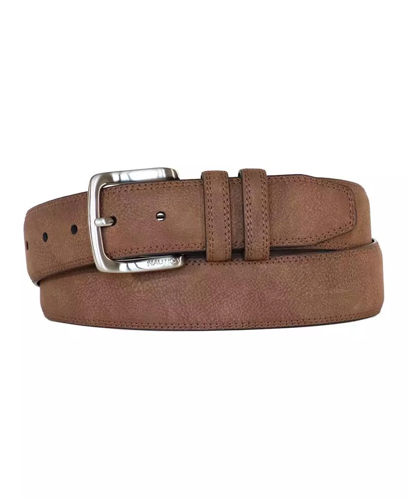 Nautica Men's Casual Padded Leather Belt 1