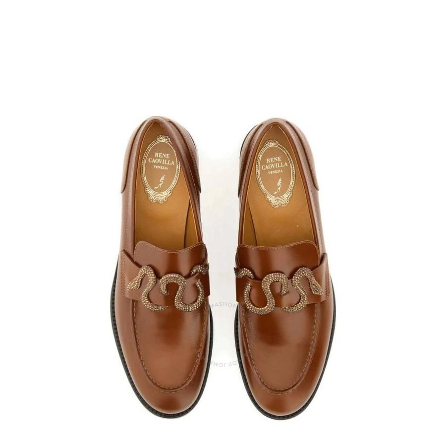 Rene Caovilla Morgana Leather Loafers 3