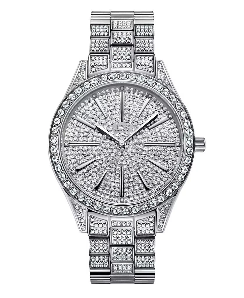 Jbw Women's Cristal Diamond (1/8 ct.t.w.) Stainless Steel Watch 1