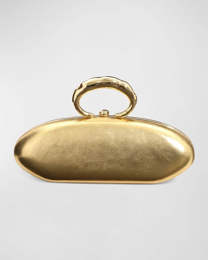 Alexis Bittar Molten Gold Bullet Minaudiere - Gold 5