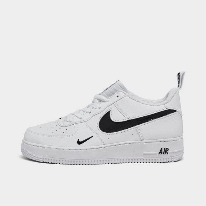 NIKE Big Kids' Nike Air Force 1 LV8 Glow Swoosh Casual Shoes 1