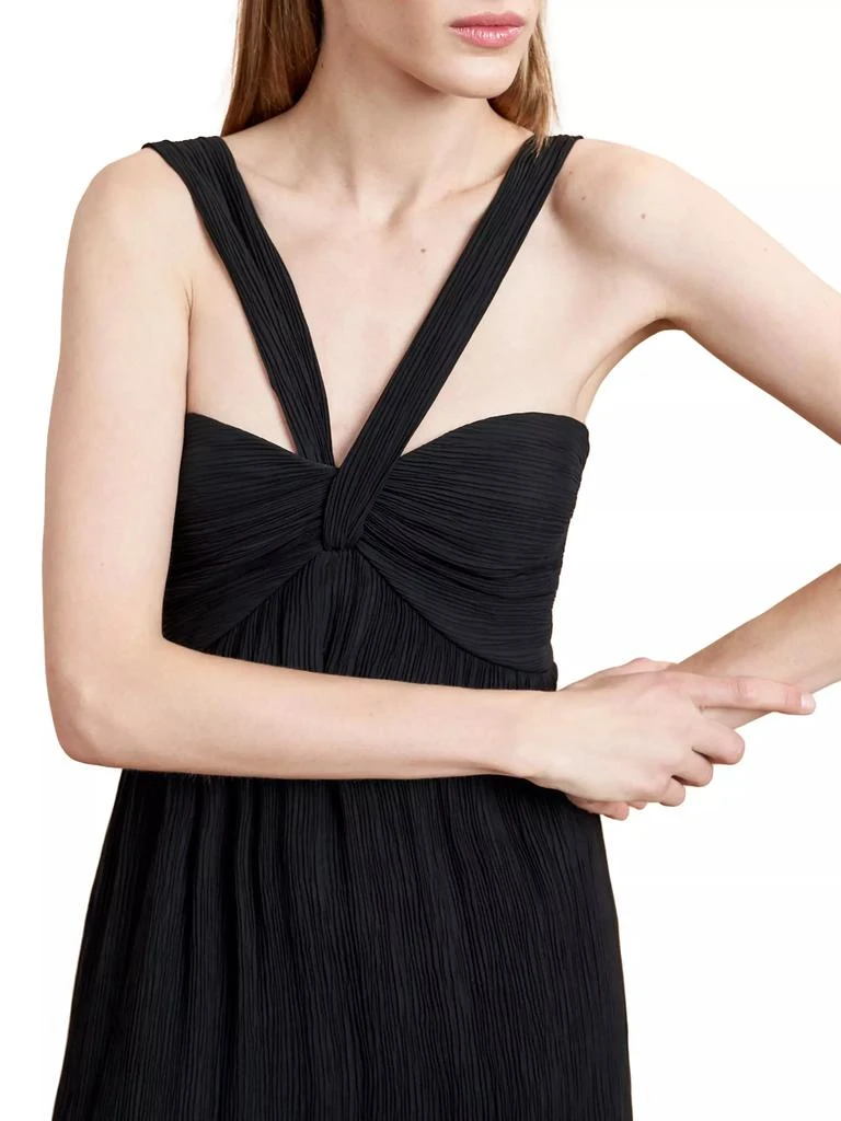 black mini tank dress Aria Asymmetrical Mini Dress