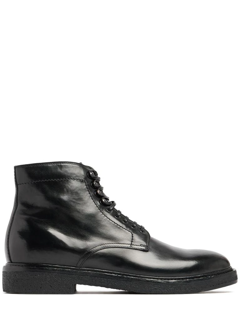 OFFICINE CREATIVE Hopkins Leather Lace-up Boots 1