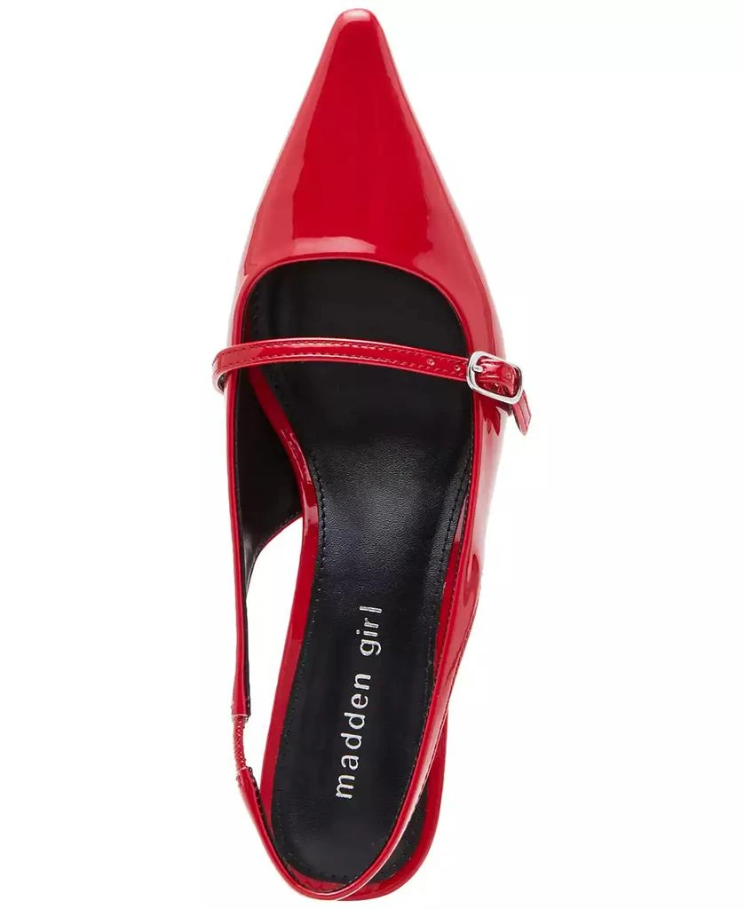 Madden Girl Krystall Slingback Kitten-Heel Pumps 4