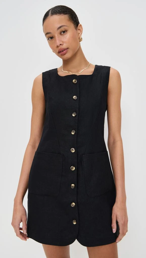 Posse Emma Button Down Mini Dress 1