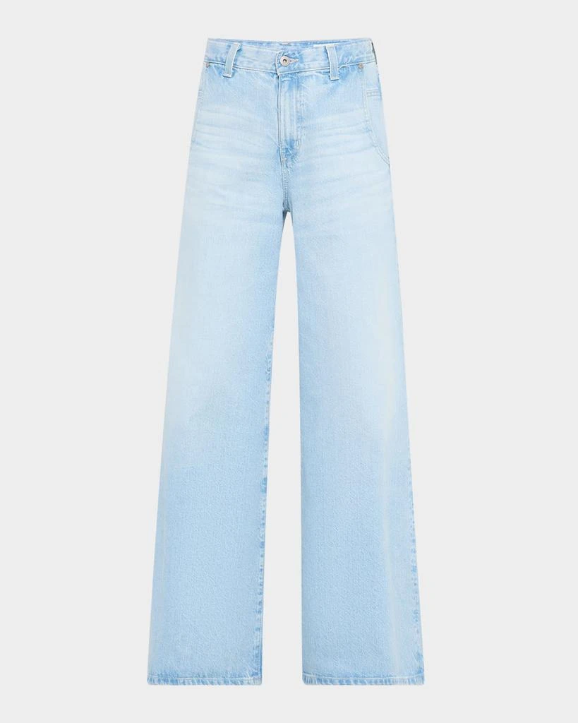 AG Jeans Posey Mid-Rise Super-Wide Jeans 1