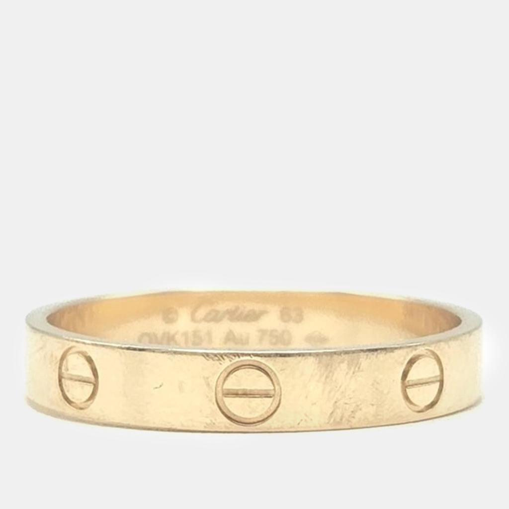 Cartier Cartier Pink Gold Love Ring Size 63