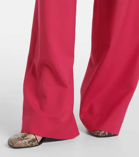 Dries Van Noten Wool and mohair twill straight pants 5