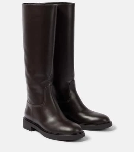 Gianvito Rossi Ascott leather knee-high boots 1