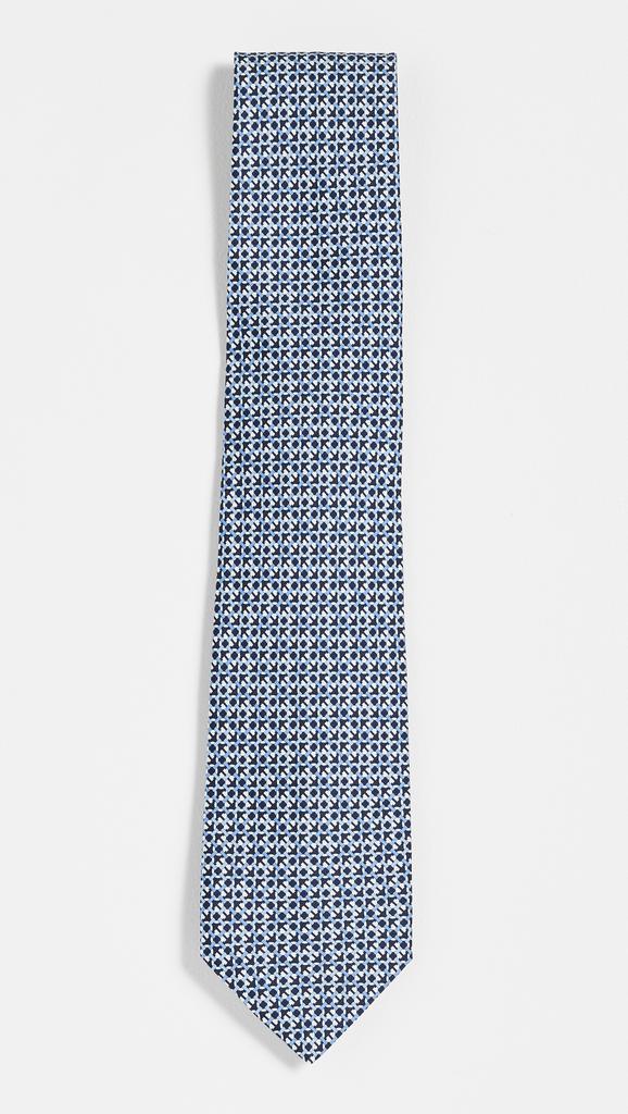 Salvatore Ferragamo Loghi E Lettering Silk Tie