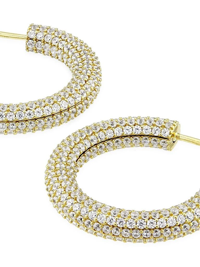Adriana Orsini Cubic Zirconia Hoop Earrings 3