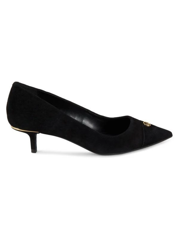 Michael Kors Davina 50MM Suede Kitten-Heel Pumps 1