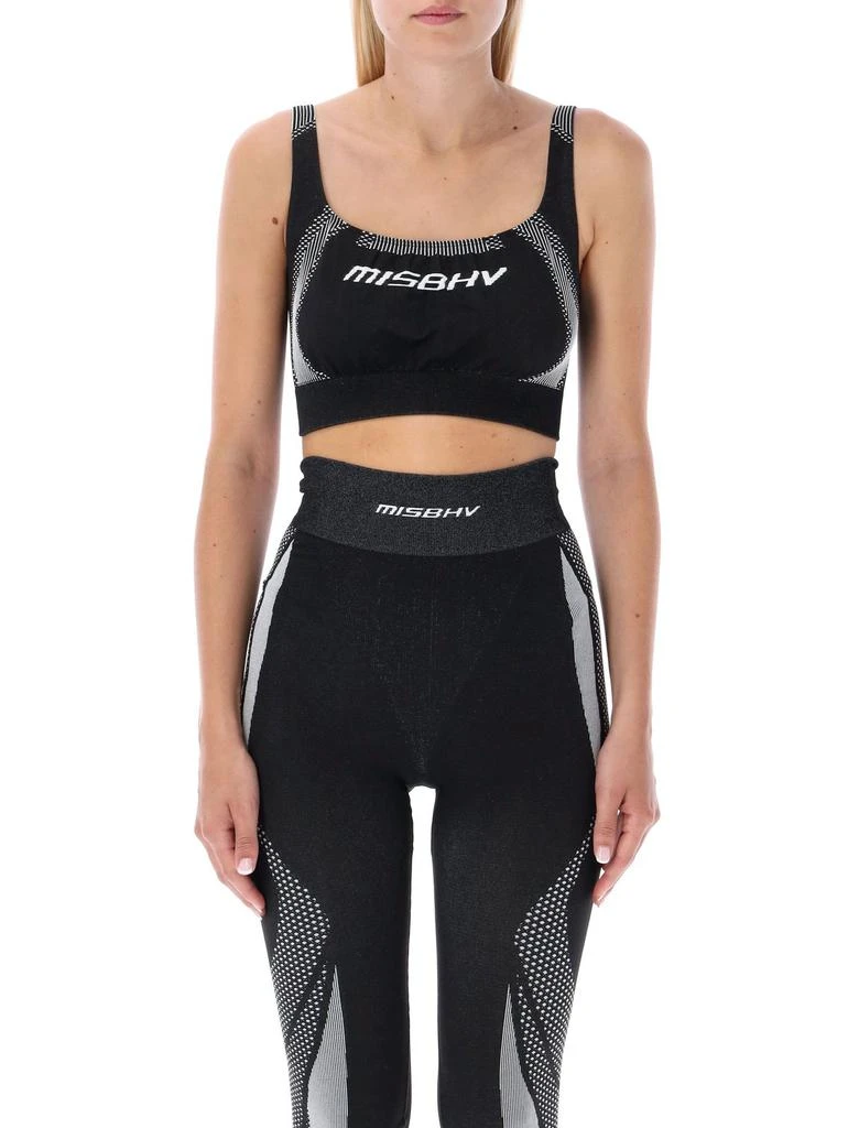 Misbhv Misbhv Logo-Printed Performance Sport Bra 1