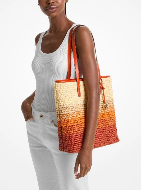 Michael Kors The Michael Ombré Straw Tote Bag 3