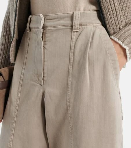 Brunello Cucinelli Mid-rise wide-leg jeans 4