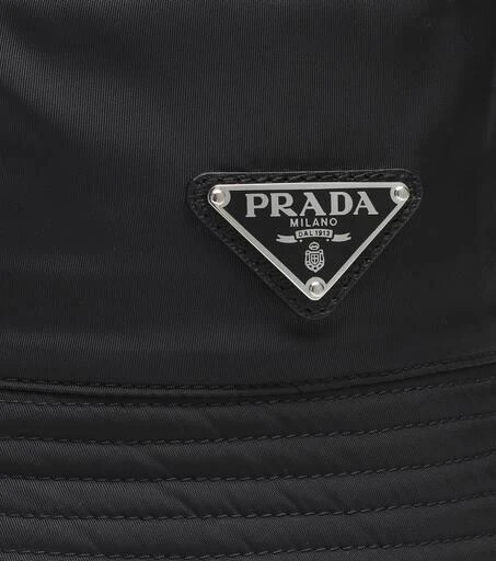 Prada Logo Re-Nylon bucket hat 3