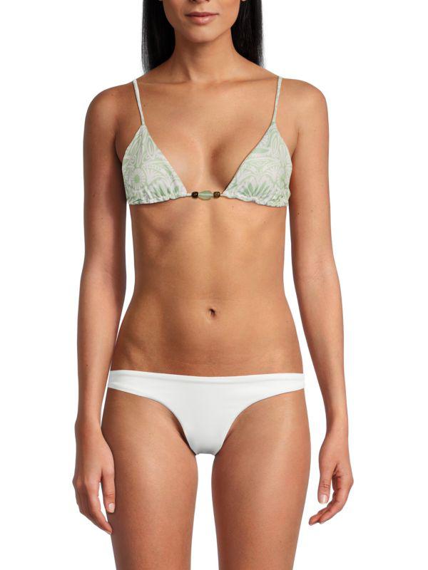 Peixoto Brooklyn Beaded Bikini Top