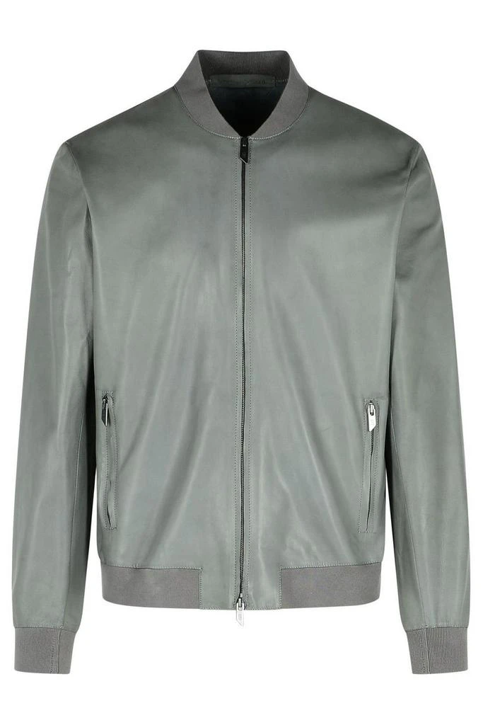 Salvatore Santoro Salvatore Santoro Zip-Up Leather Bomber Jacket 1