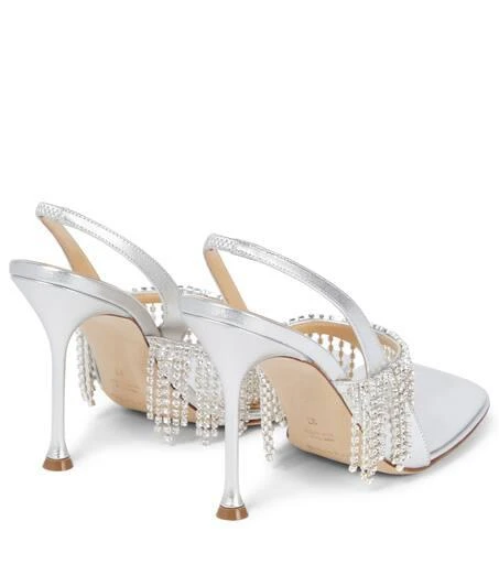 Magda Butrym Embellished leather thong sandals 3