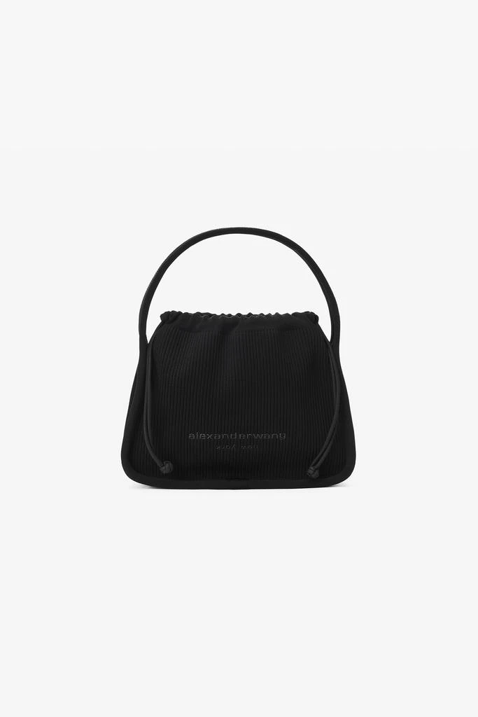 Alexander Wang RYAN SMALL BAG IN RIBBED KNIT 1