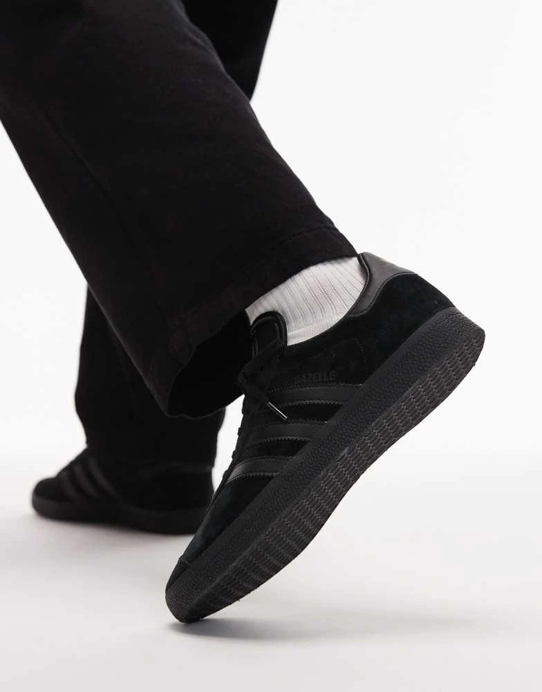 adidas gazelle silver green womens adidas Gazelle Shoes - Men's - Core Black main image 0