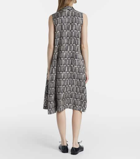 Max Mara Jackie silk twill midi dress 3