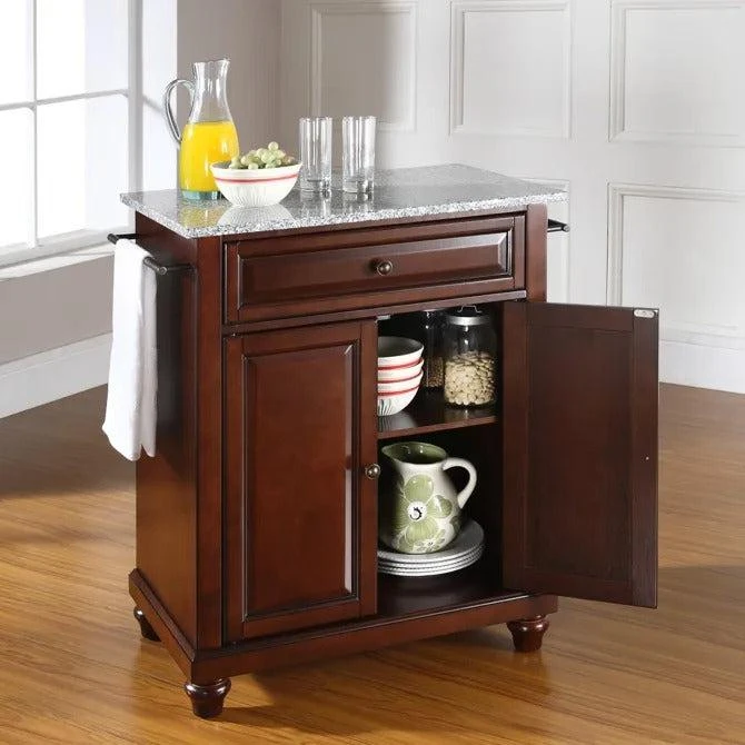 Crosley Crosley Furniture Cambridge Granite Top Portable Kitchen Island/cart 4